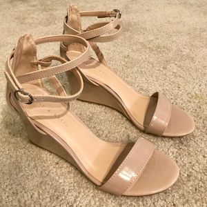Nude Wedge Heels Kelly & Katie